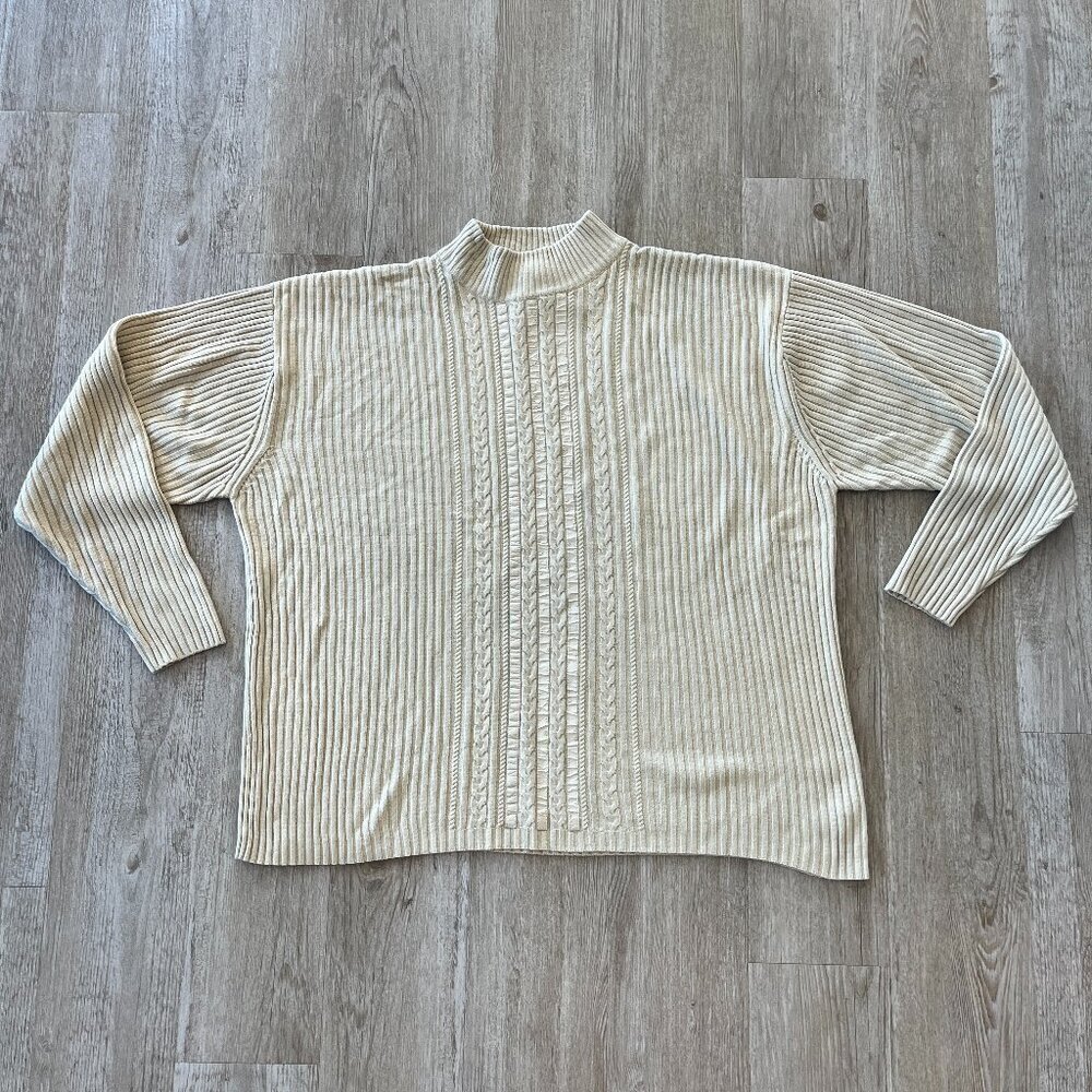 Mens Marquis Cream Sweater - 2XL